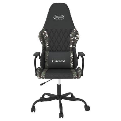 Sedia Da Gaming Massaggiante In Similpelle