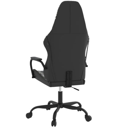 Sedia Da Gaming Massaggiante In Similpelle