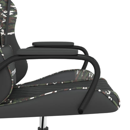 Sedia Da Gaming Massaggiante In Similpelle