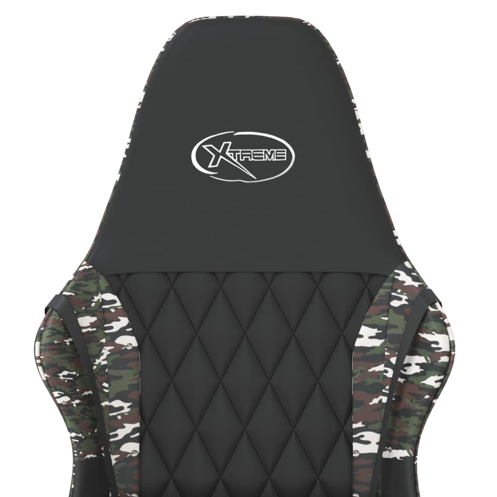 Sedia Da Gaming Massaggiante In Similpelle