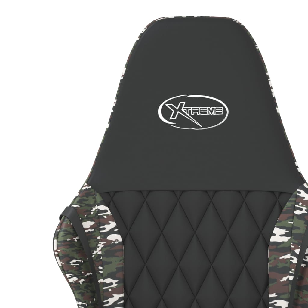 Sedia Da Gaming Massaggiante In Similpelle