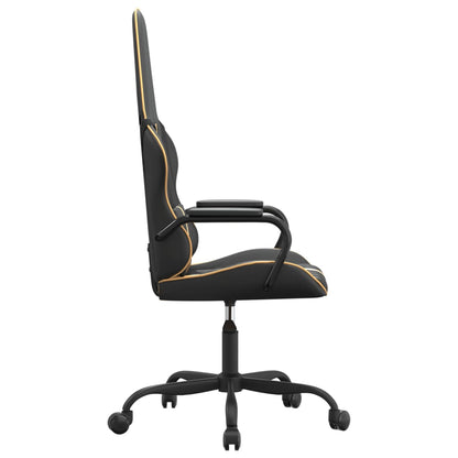 Sedia Da Gaming Massaggiante E Nero In Similpelle