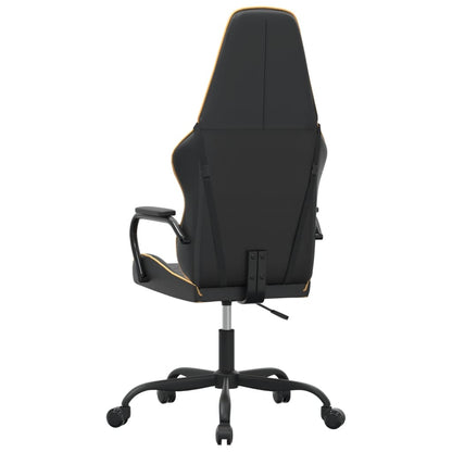 Sedia Da Gaming Massaggiante E Nero In Similpelle