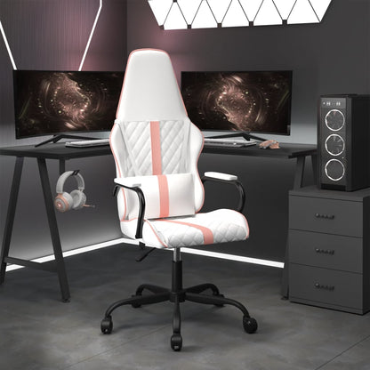 Sedia Da Gaming Massaggiante E Nero In Similpelle