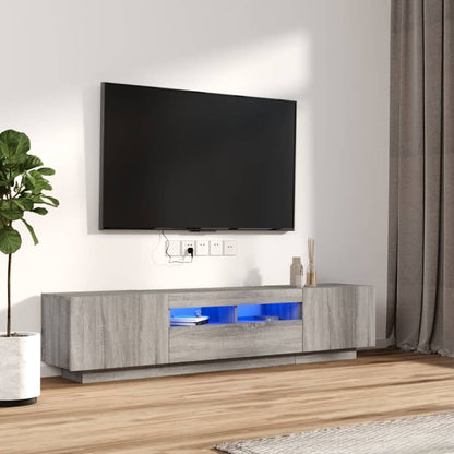 Mobile Porta Tv Con Led 180X35X40 Cm Truciolato