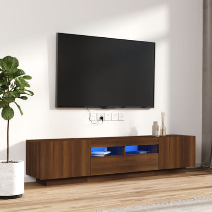 Mobile Porta Tv Con Led 180X35X40 Cm Truciolato
