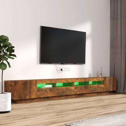 Set Mobili Tv 3Pz Con Luci Led In Legno Multistrato