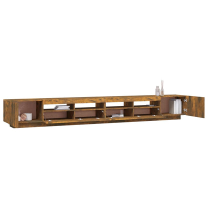 Set Mobili Tv 3Pz Con Luci Led In Legno Multistrato
