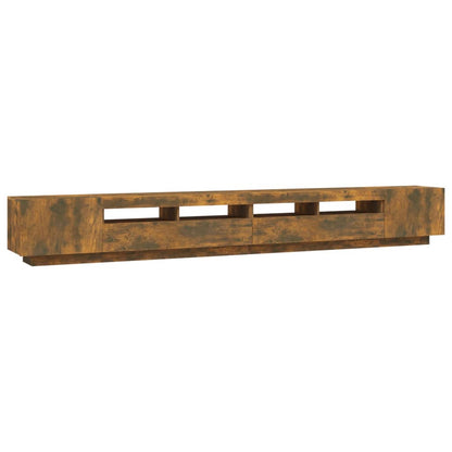 Set Mobili Tv 3Pz Con Luci Led In Legno Multistrato