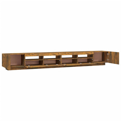 Set Mobili Tv 3Pz Con Luci Led In Legno Multistrato