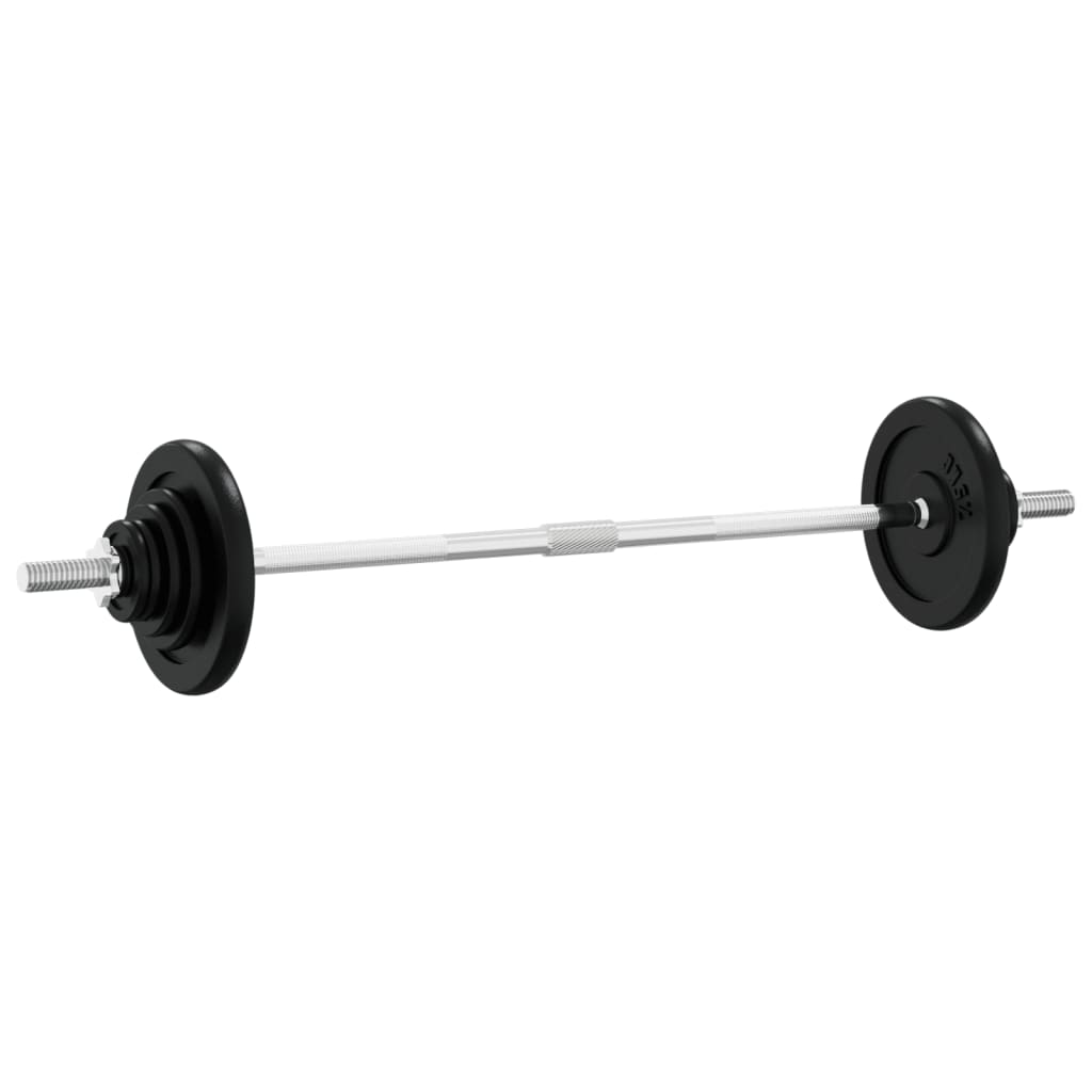 Set Bilanciere Con Dischi 30 Kg In Ghisa