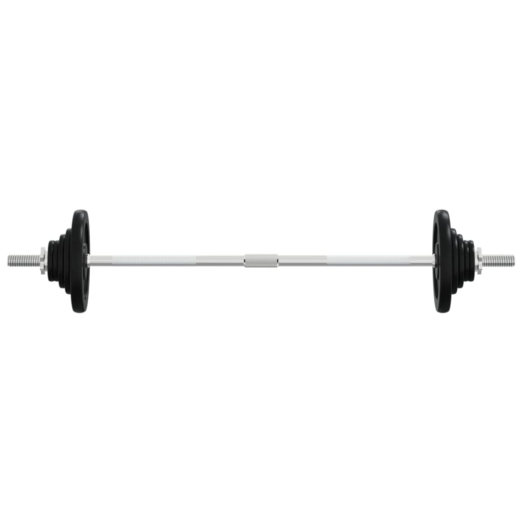 Set Bilanciere Con Dischi 30 Kg In Ghisa