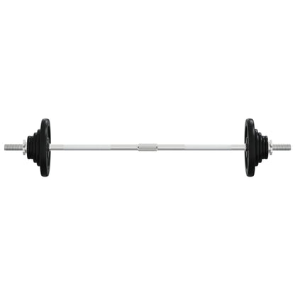 Set Bilanciere Con Dischi 30 Kg In Ghisa