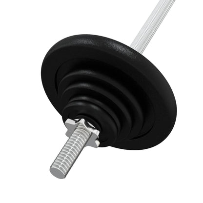 Set Bilanciere Con Dischi 30 Kg In Ghisa