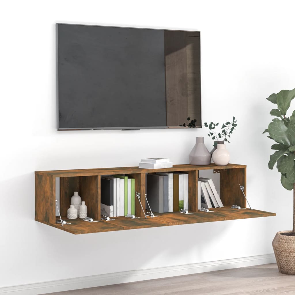 Mobili Tv A Parete 3 Pz 100X30X30 Cm In Truciolato