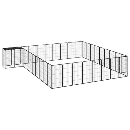Box Cani 26 Pannelli Nero 50X100 Cm Acciaio Verniciato Polvere