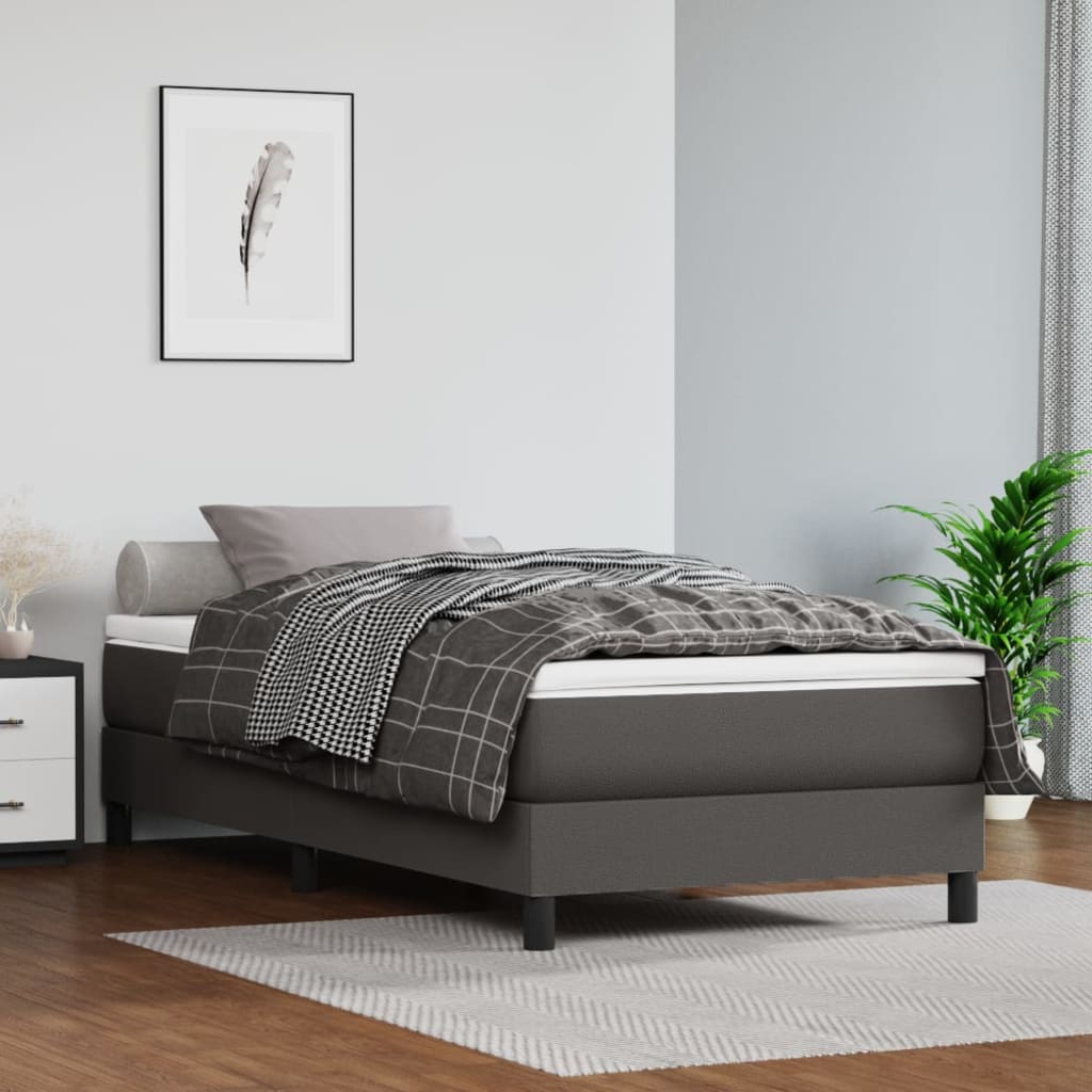 Materasso A Molle 120X190X20 Cm In Similpelle