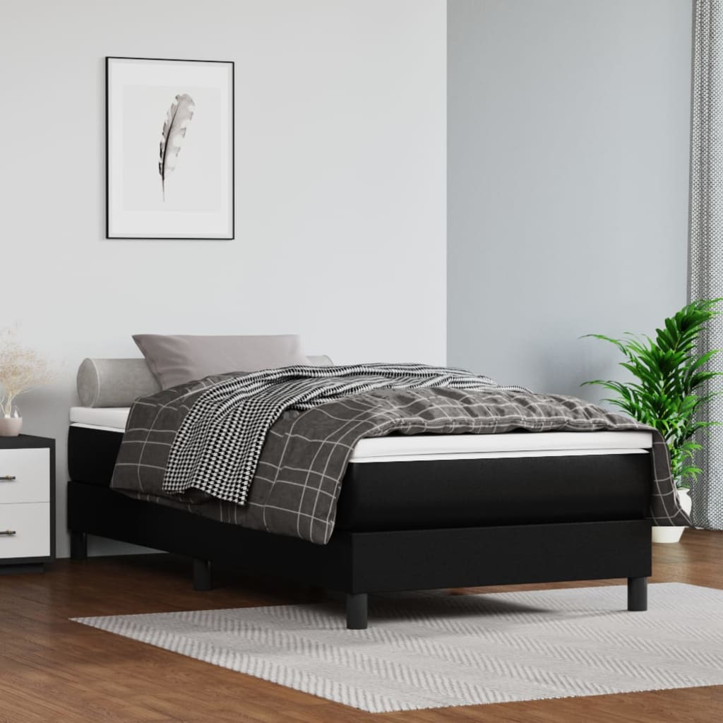 Materasso A Molle 120X190X20 Cm In Similpelle