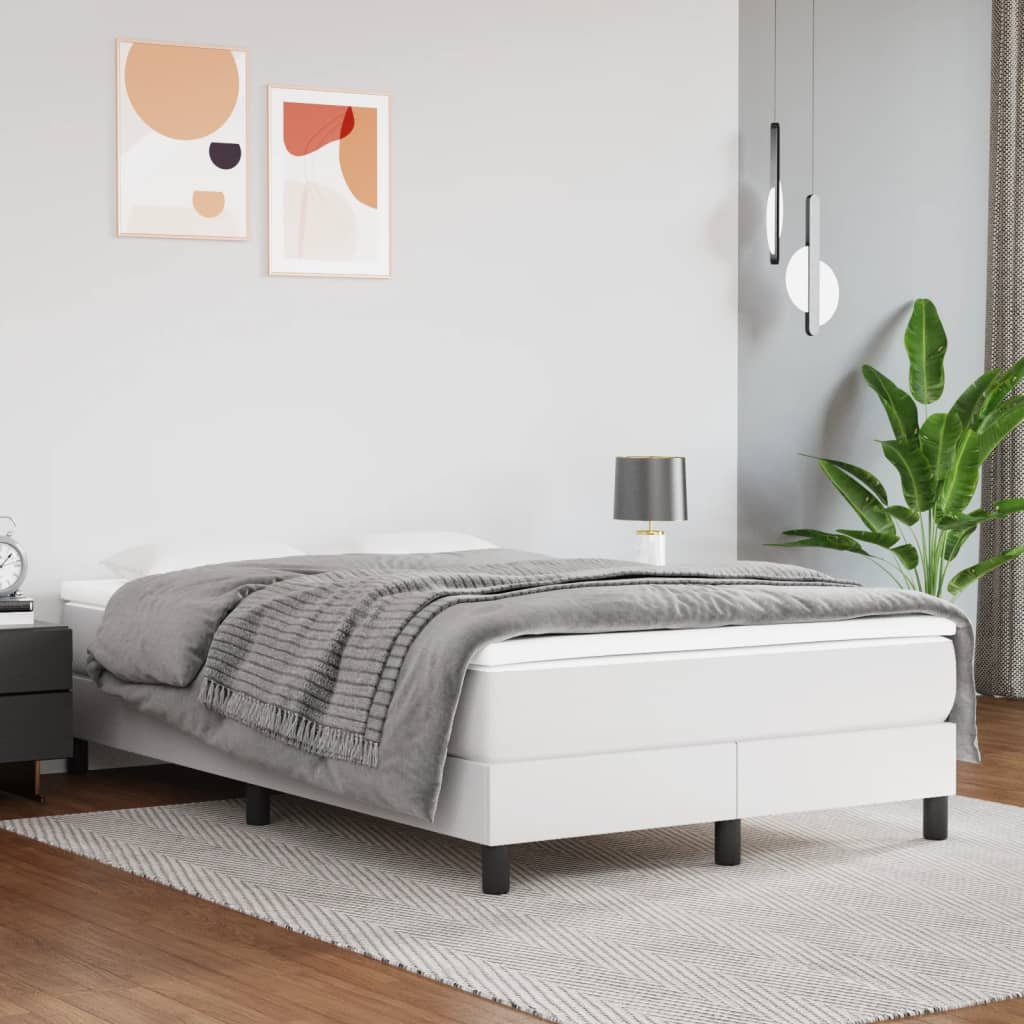 Materasso A Molle 120X190X20 Cm In Similpelle