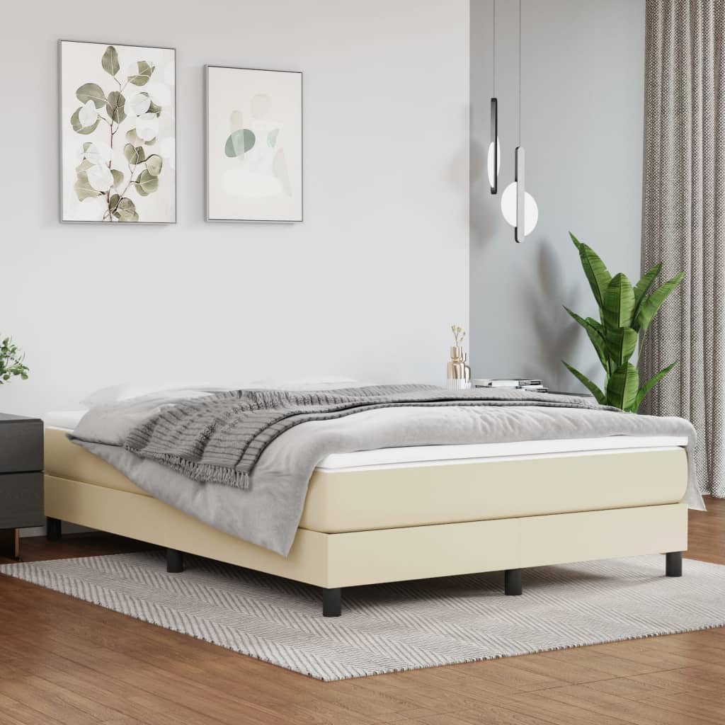 Materasso A Molle 120X190X20 Cm In Similpelle