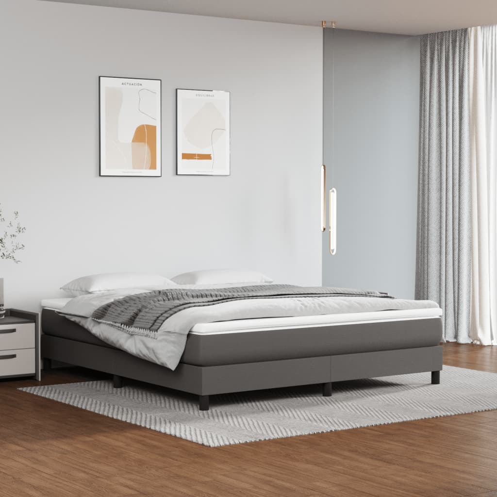 Materasso A Molle 120X190X20 Cm In Similpelle