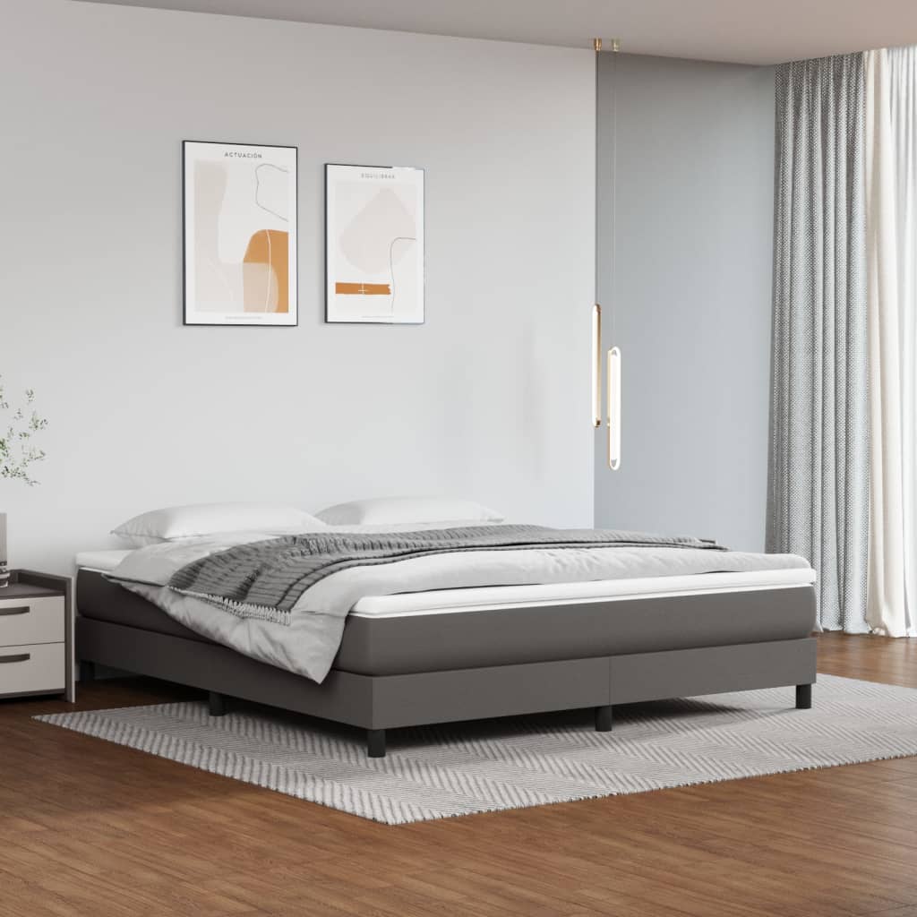 Materasso A Molle 120X190X20 Cm In Similpelle