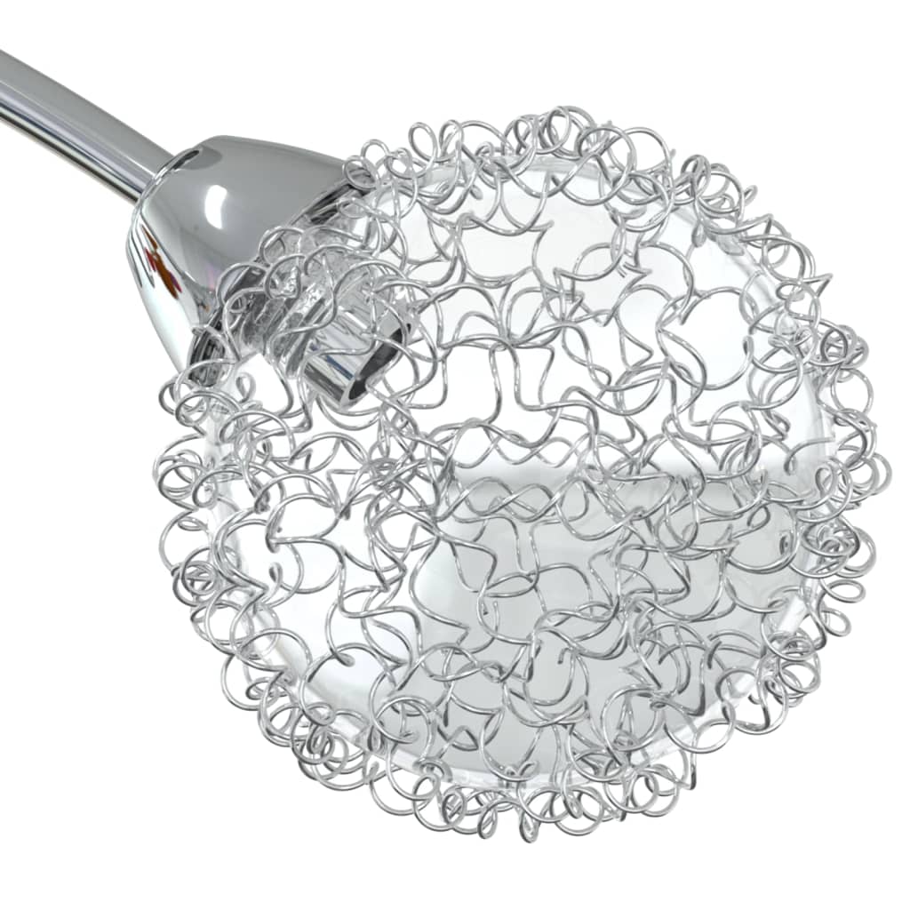 Lampada Da Soffitto Con Paralumi In Rete Per 4 Luci Led G9