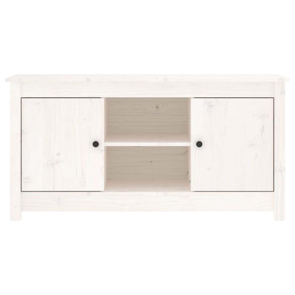 Mobile Porta Tv 103X36,5X52 Cm In Legno Massello Di Pino