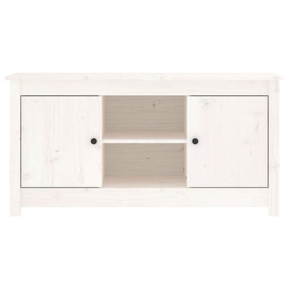 Mobile Porta Tv 103X36,5X52 Cm In Legno Massello Di Pino