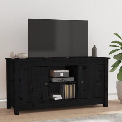 Mobile Porta Tv 103X36,5X52 Cm In Legno Massello Di Pino