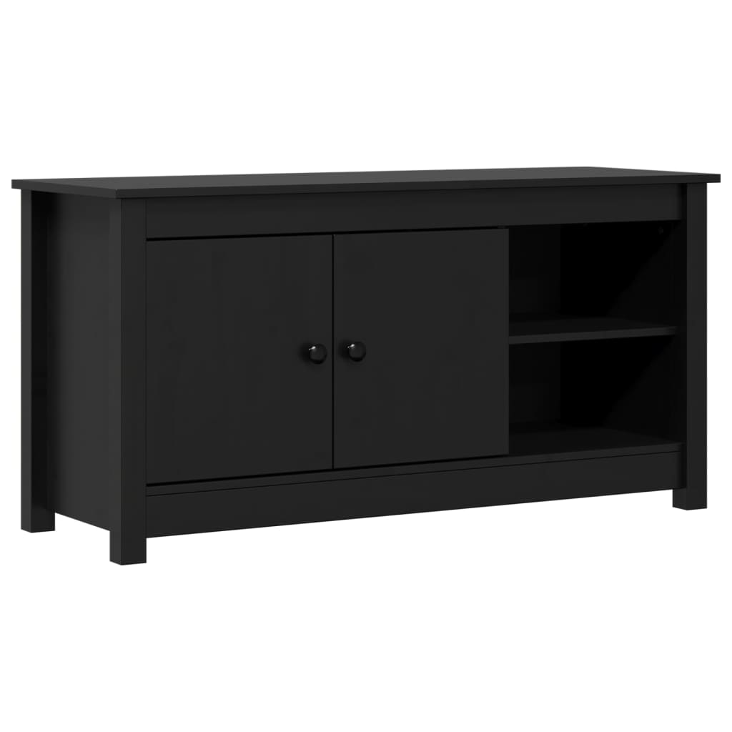 Mobile Porta Tv 103X36,5X52 Cm In Legno Massello Di Pino