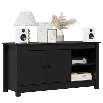Mobile Porta Tv 103X36,5X52 Cm In Legno Massello Di Pino