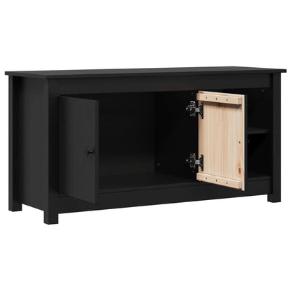 Mobile Porta Tv 103X36,5X52 Cm In Legno Massello Di Pino