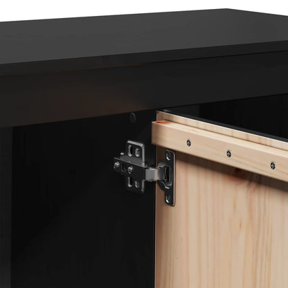 Mobile Porta Tv 103X36,5X52 Cm In Legno Massello Di Pino