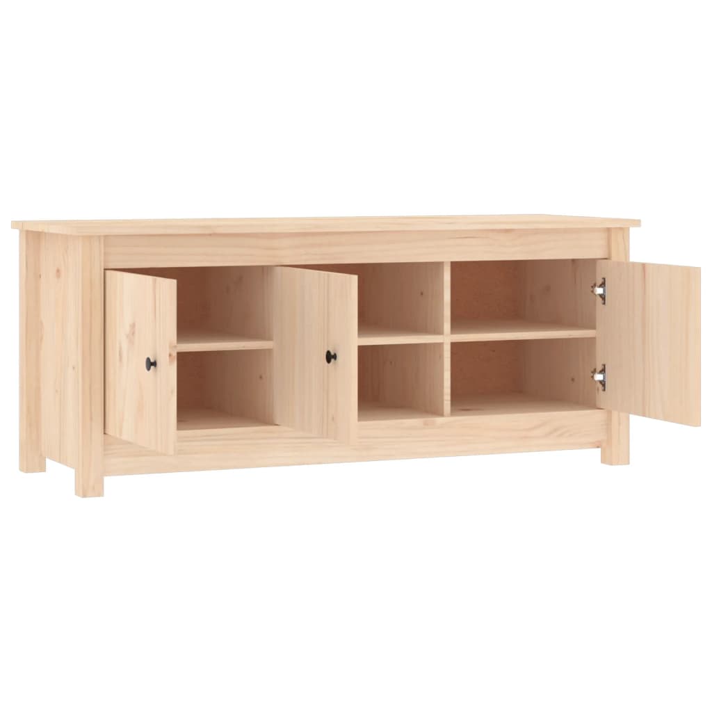 Scarpiera 110X38X45,5 Cm In Legno Massello Di Pino