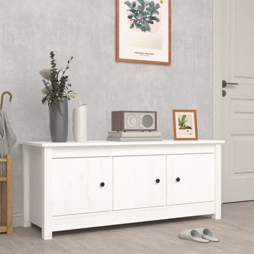 Scarpiera 110X38X45,5 Cm In Legno Massello Di Pino