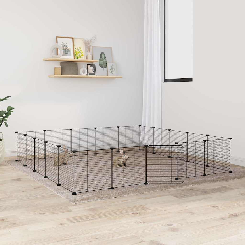 Gabbia Per Animali Nera 35X35 Cm Acciaio