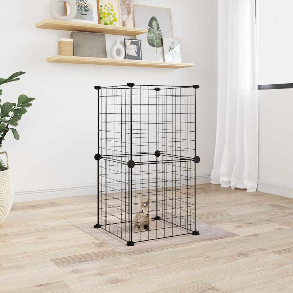 Gabbia Per Animali Nera 35X35 Cm Acciaio