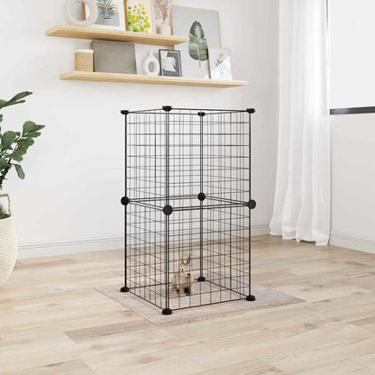 Gabbia Per Animali Nera 35X35 Cm Acciaio