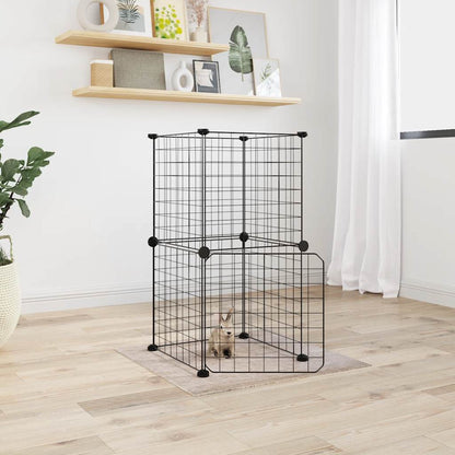 Gabbia Per Animali Nera 35X35 Cm Acciaio