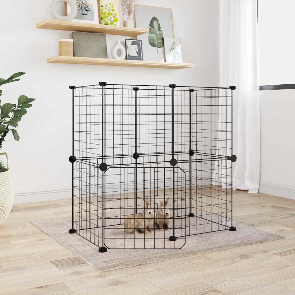 Gabbia Per Animali Nera 35X35 Cm Acciaio