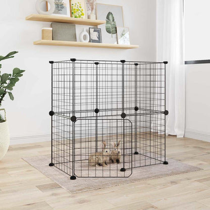 Gabbia Per Animali Nera 35X35 Cm Acciaio