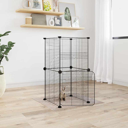 Gabbia Per Animali Nera 35X35 Cm Acciaio