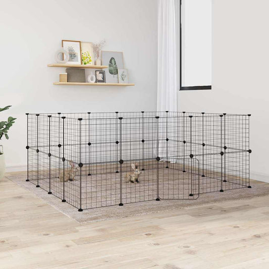 Gabbia Per Animali Nera 35X35 Cm Acciaio