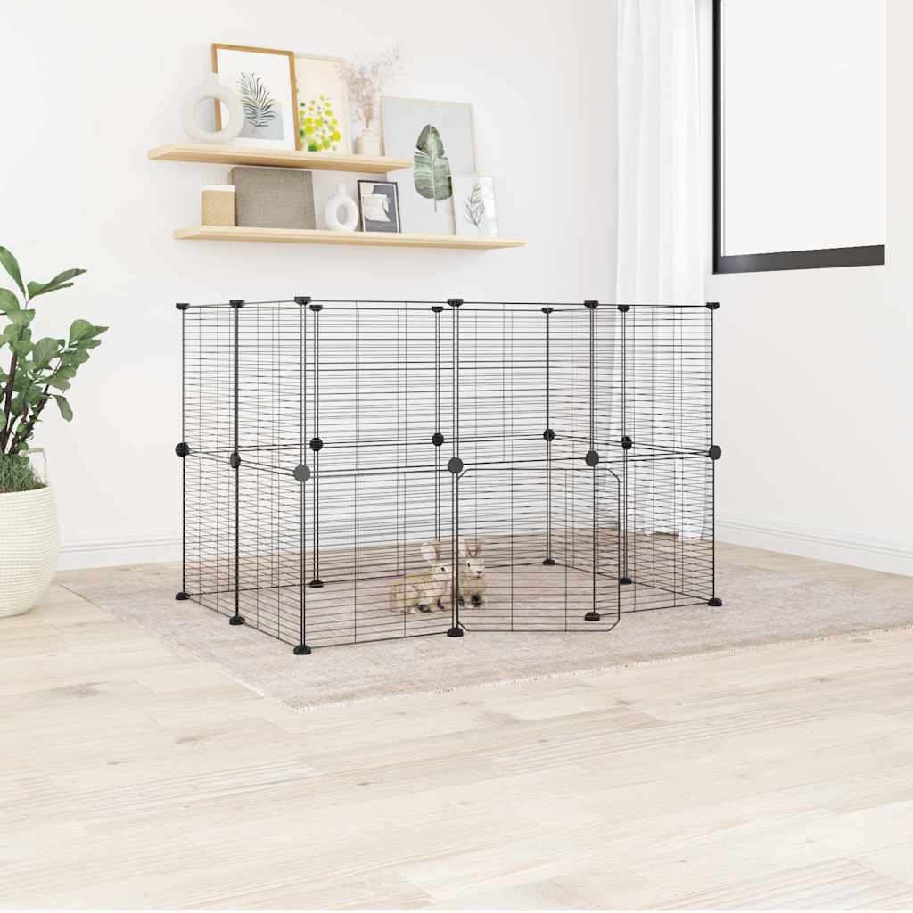 Gabbia Per Animali Nera 35X35 Cm Acciaio
