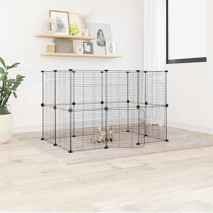 Gabbia Per Animali Nera 35X35 Cm Acciaio