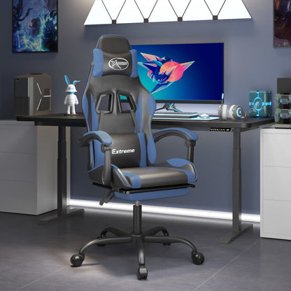 Sedia Da Gaming Girevole Nera E Oro In Similpelle