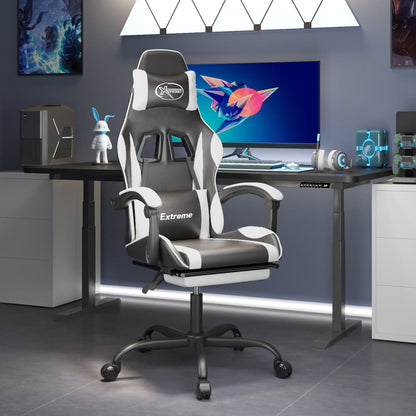 Sedia Da Gaming Girevole Nera E Oro In Similpelle