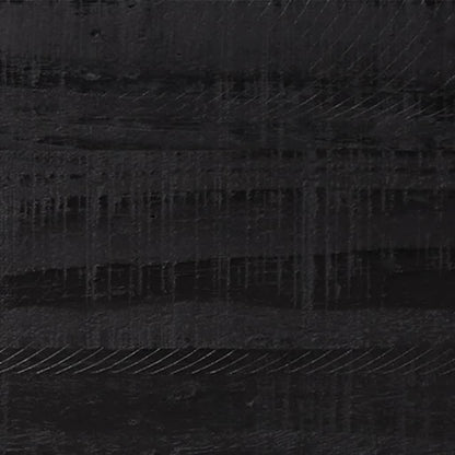Scarpiera Nera 75X40X110 Cm In Legno Massello Di Pino
