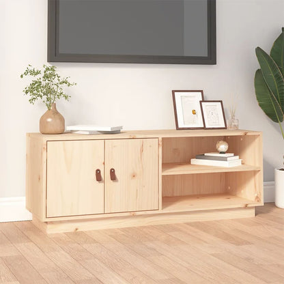 Mobile Porta Tv 105X34X40 Cm In Legno Massello Di Pino